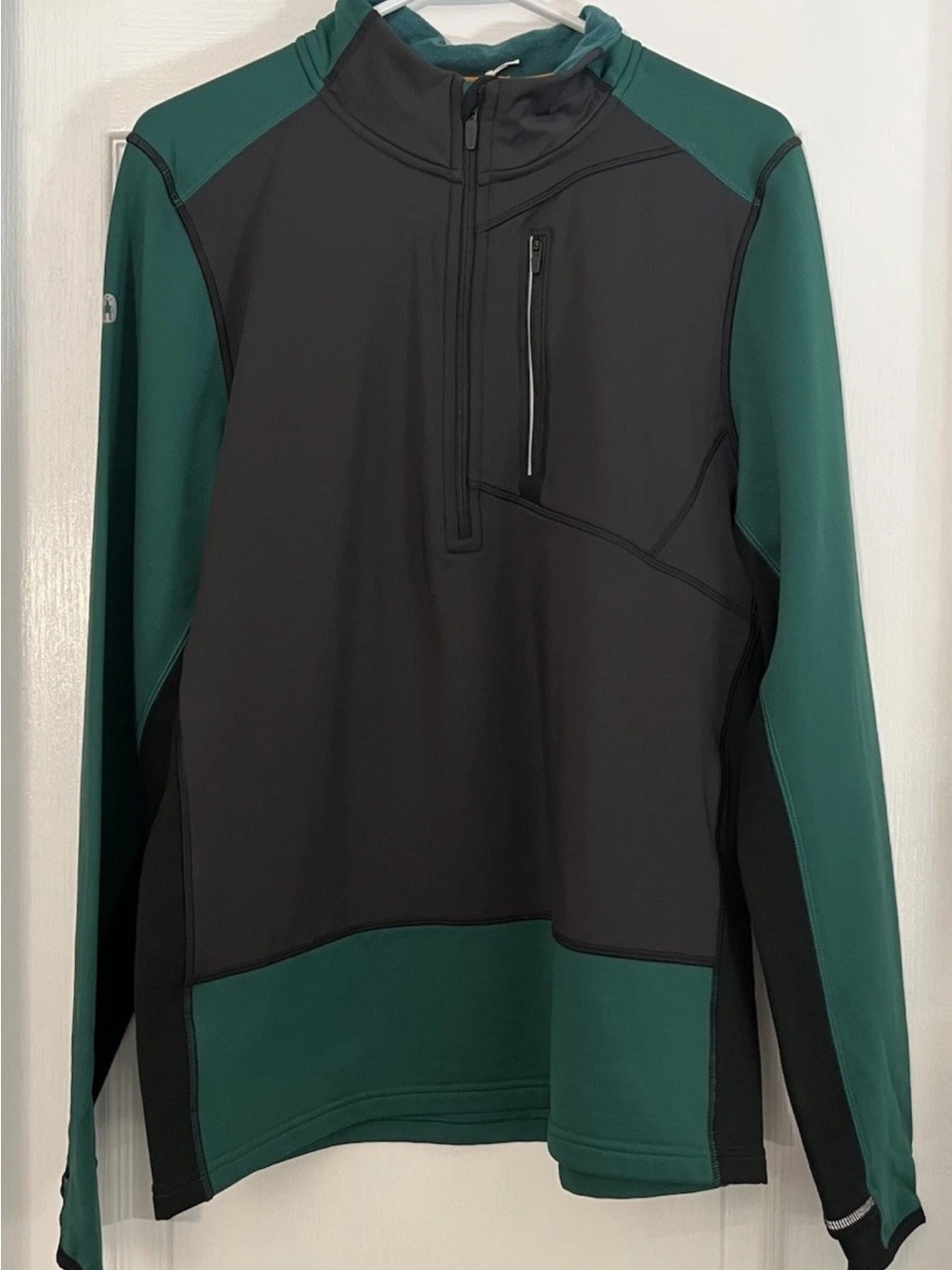 Smartwool Active Wind 1/2 Zip Merino Wool Men’s M Evergreen NWT